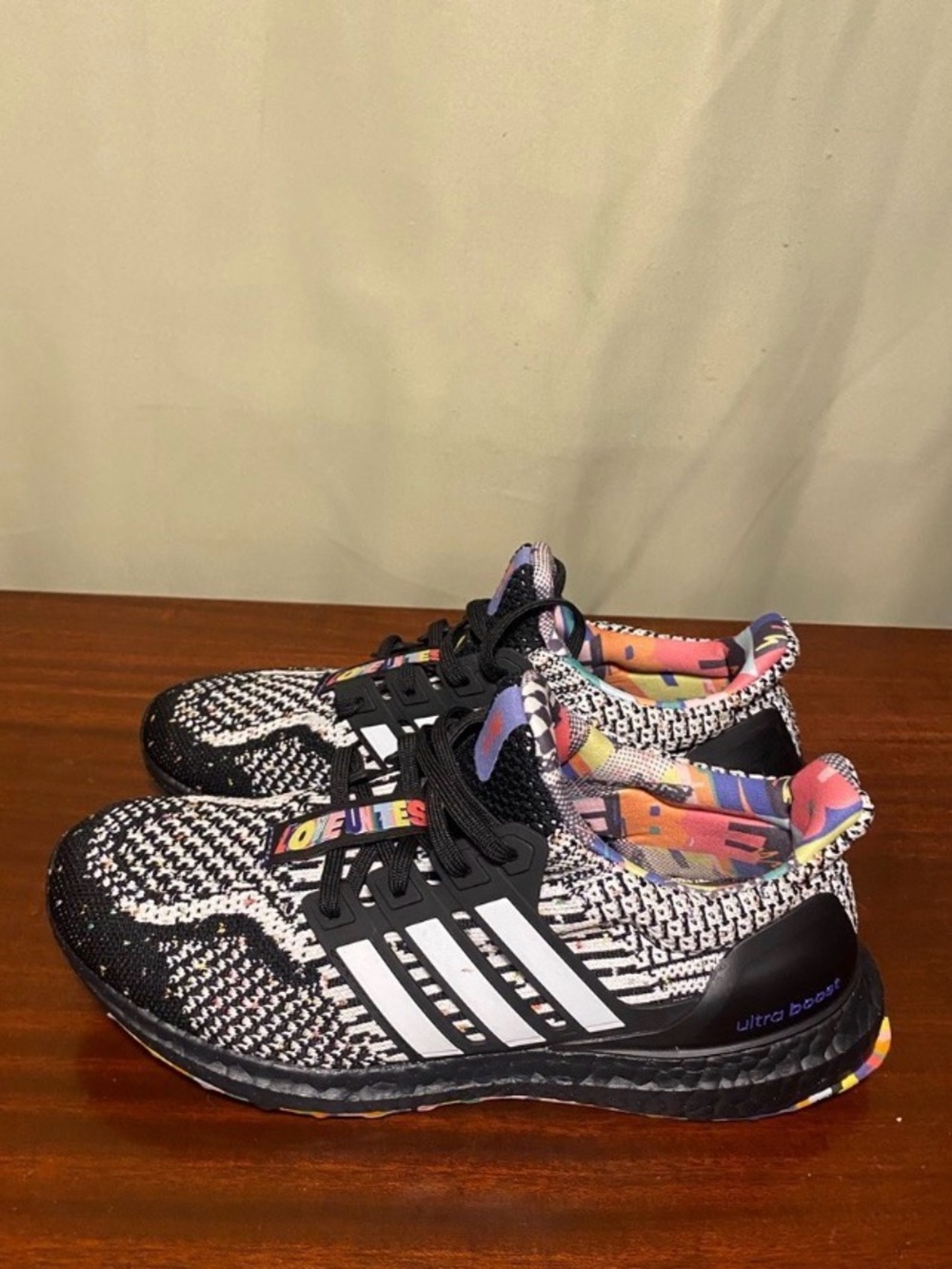 Adidas Kris Andrews Small Ultra Boost 5.0 DNA Black  LOVE UNITES Pride  Men6.5